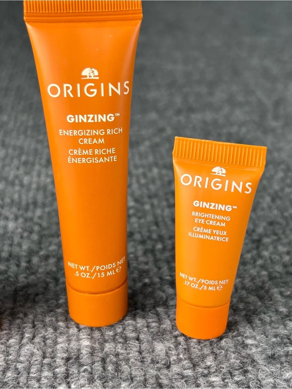 Origins 4 Pc Mini Travel Ginseng Eye Cream Serum Rich Cream Night Resurfacing